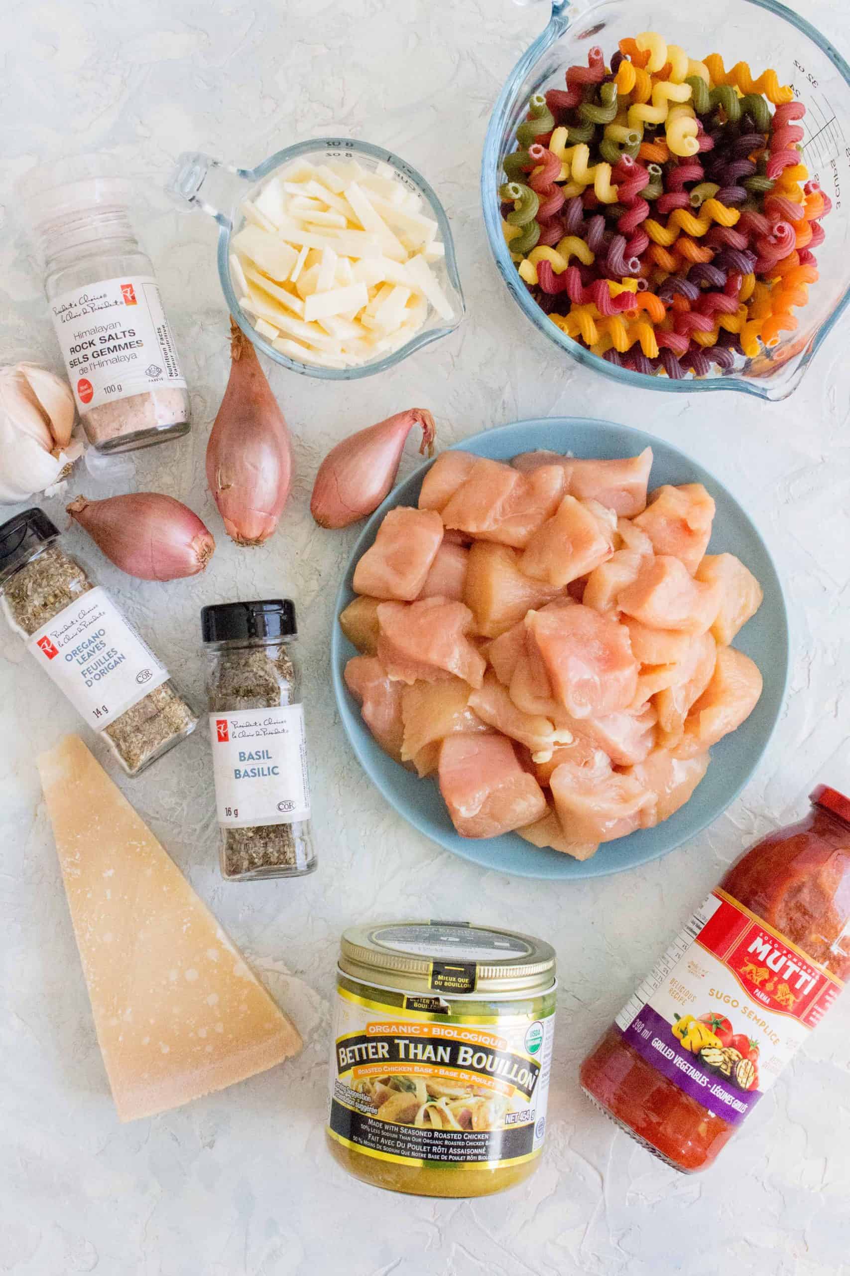 What You'll Need To Make Instant Pot Chicken Pasta with Cheese