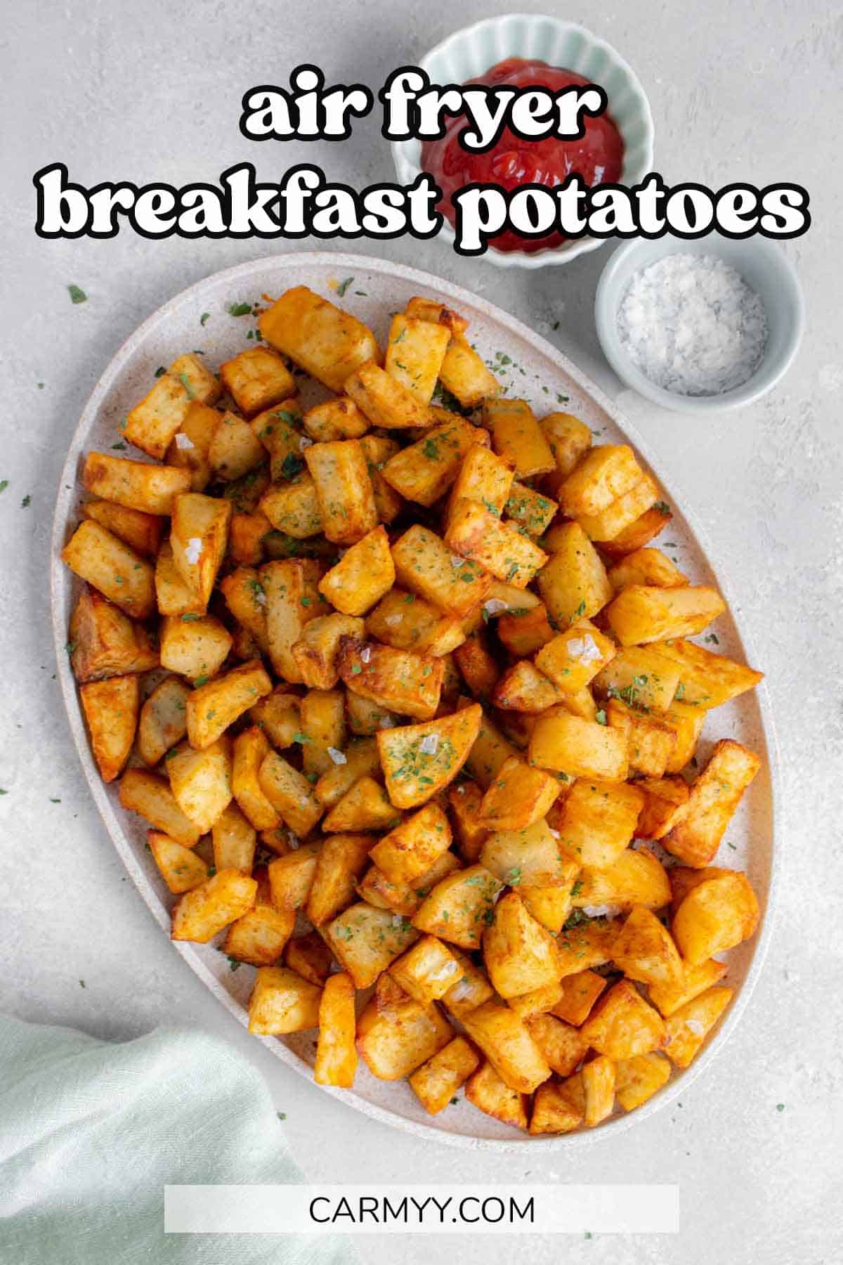 Air Fryer Breakfast Potatoes - Carmy - Easy Healthy-ish Recipes