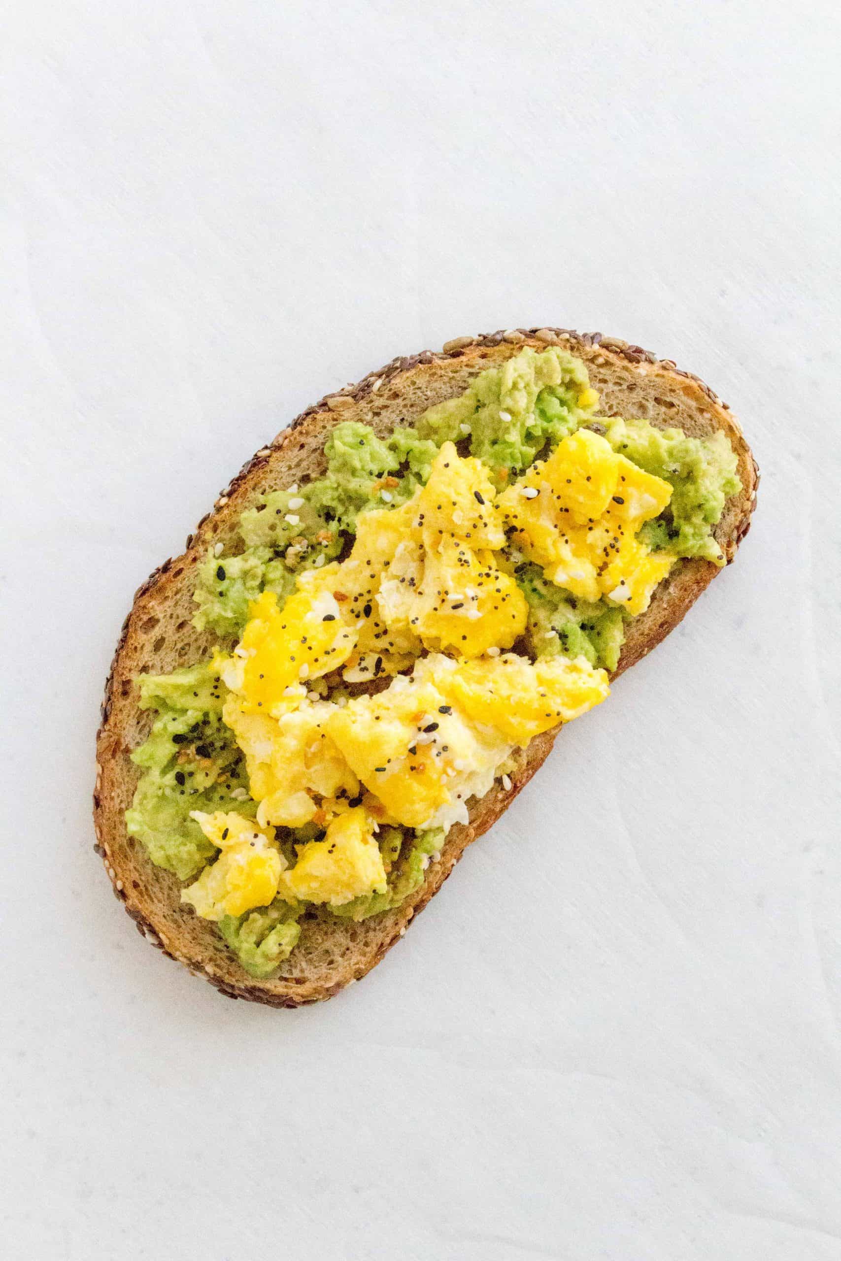 Eggs and Everything But The Bagel Avocado Toast