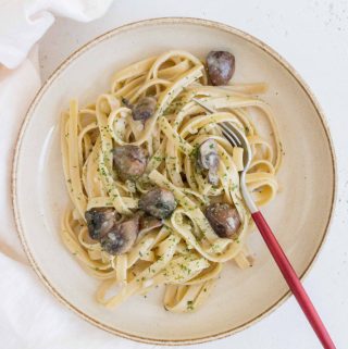 This savoury Butter Garlic Miso Noodles with Mushrooms only takes a couple minutes to put together and is so easy to make. Perfect as a last minute meal.