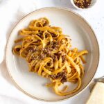 Quick to put together, this Spicy Soy Garlic Butter Noodles with Beef recipe is the perfect flavourful last minute meal. Made with gouchujang and soy sauce, the noodles are perfectly coated and will have you asking for seconds!