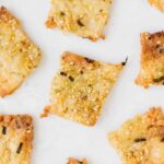 These thin and crispy Furikake Discard Crackers are the perfect solution to your sourdough discard!