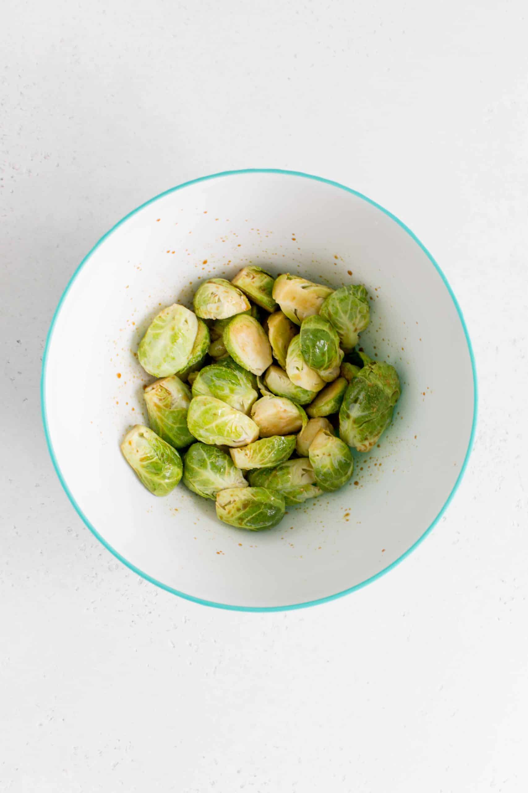 brussels sprouts in bowl