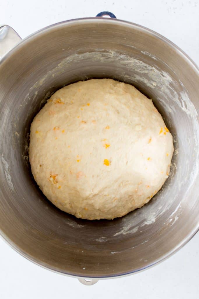 cheddar bun dough proof