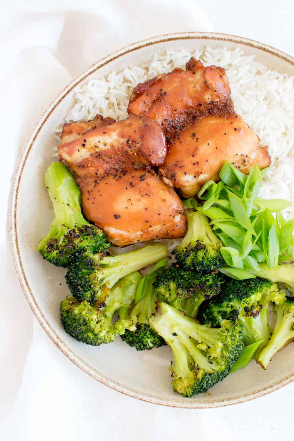 Sheet Pan Black Pepper Soy Chicken with Broccoli