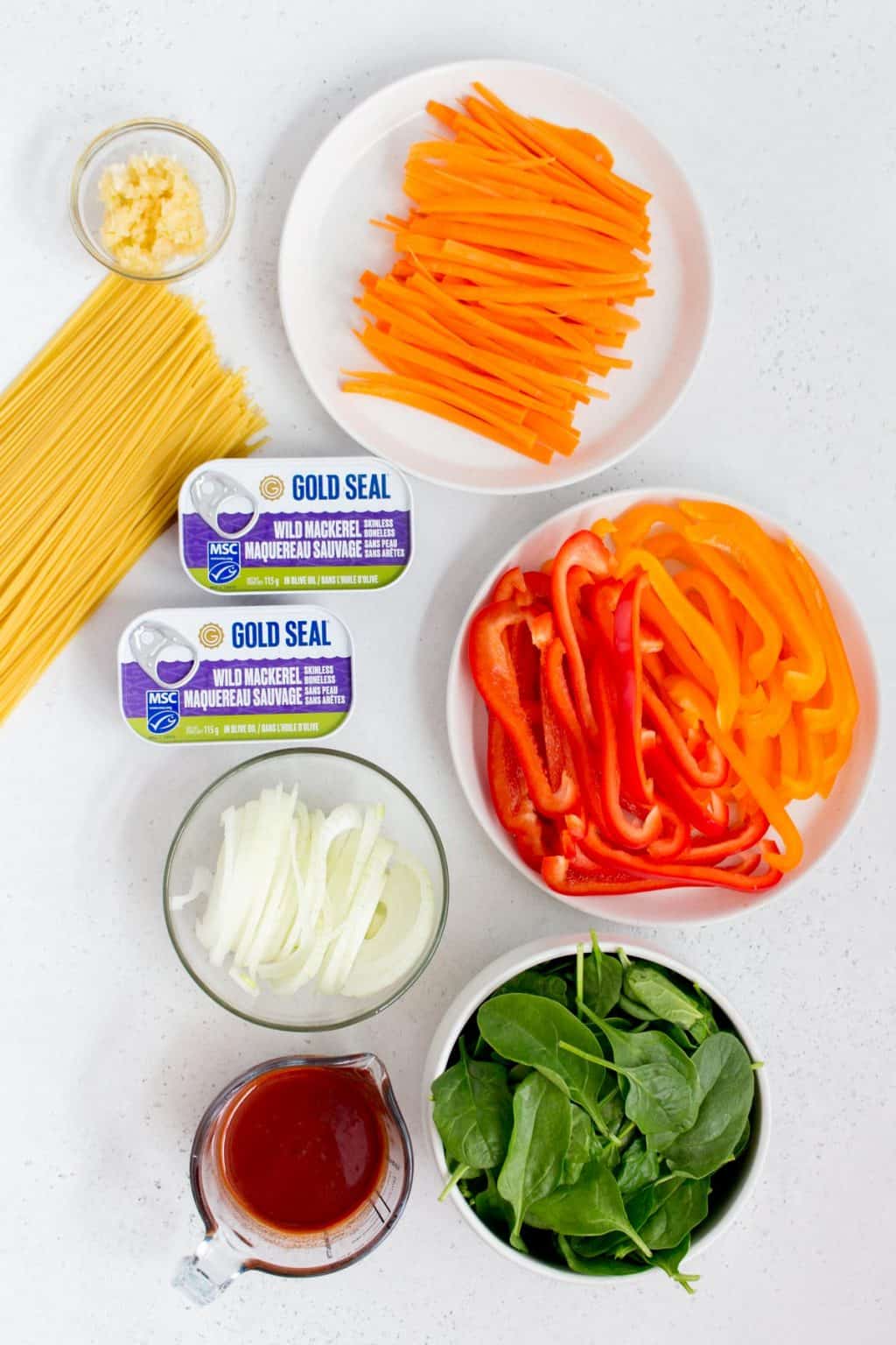 Gochujang Noodles with Mackerel Meal Prep + Quick Dinner