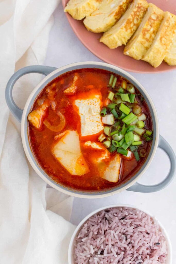 Pork Belly and Kimchi Tofu Stew - Carmy - Easy Healthy-ish Recipes