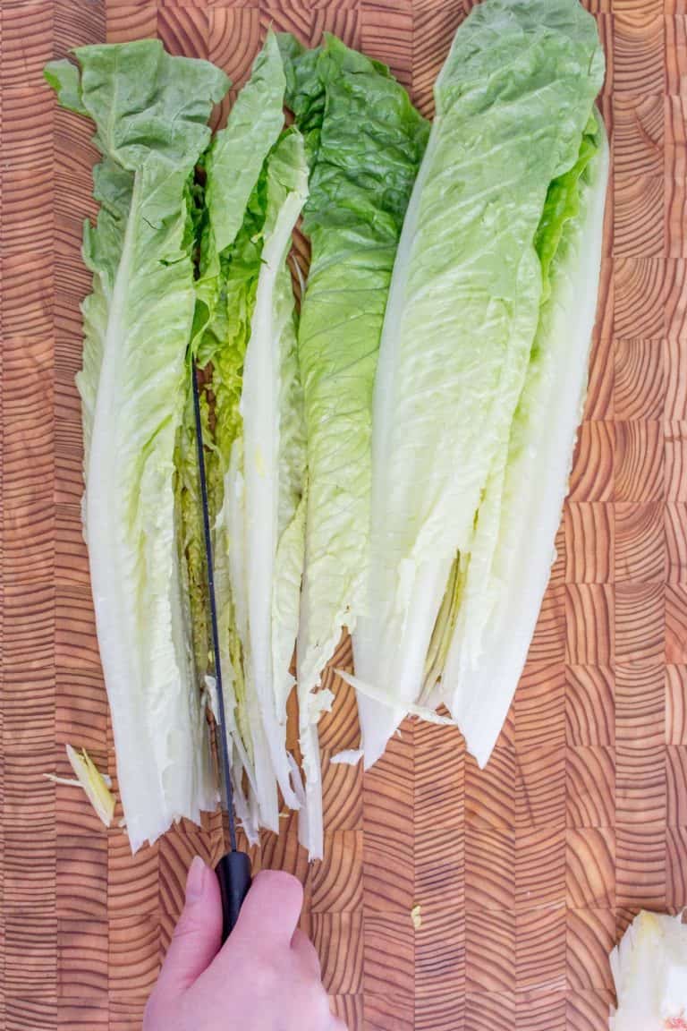 How to Cut Romaine Lettuce For Salads
