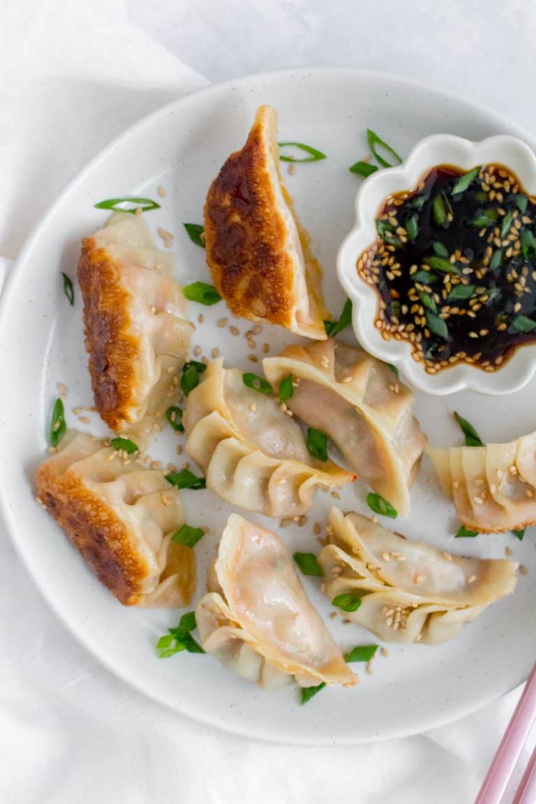 Pork and Kimchi Dumplings Freezer Friendly Meal Prep Dumplings