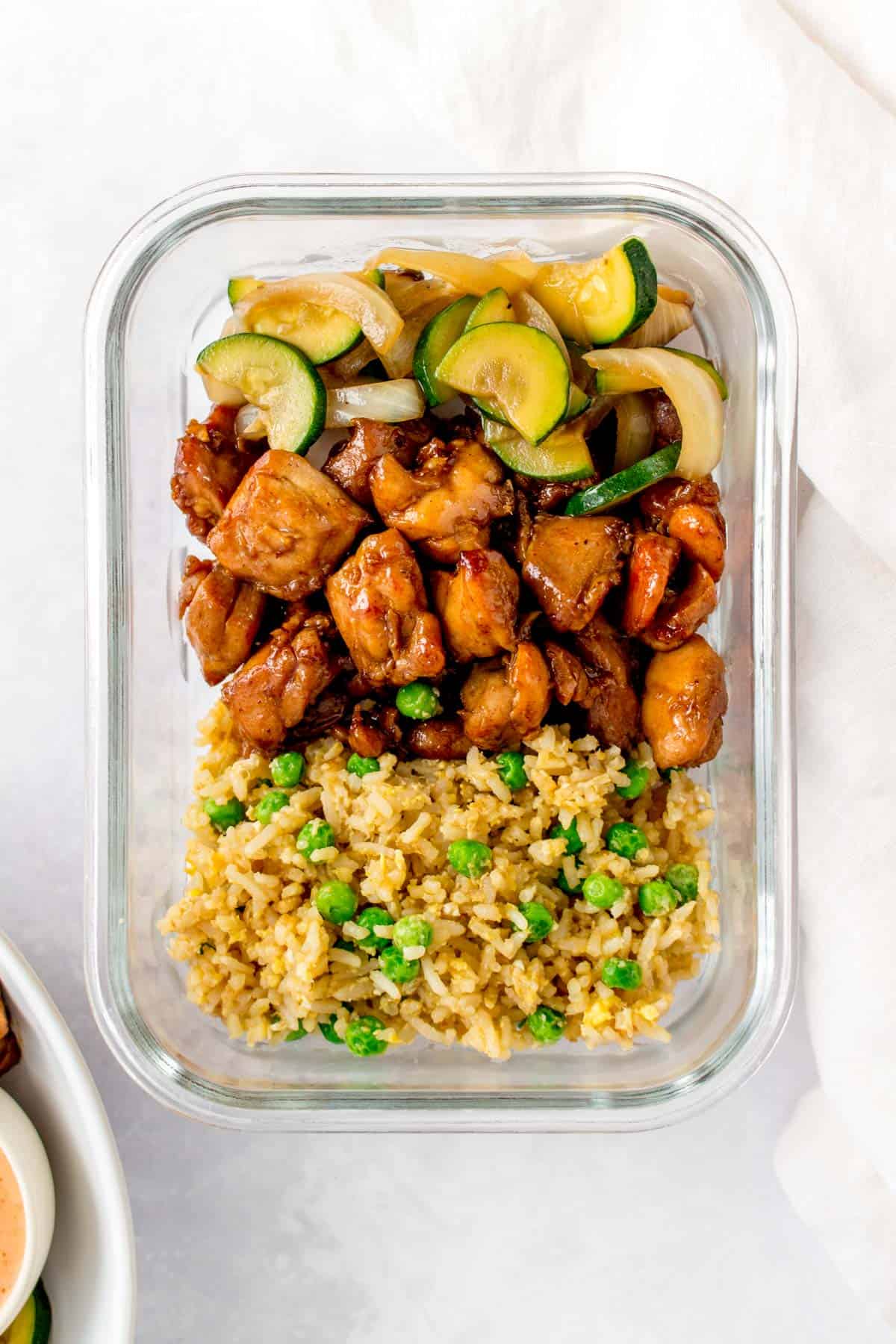 meal prep hibachi chicken.