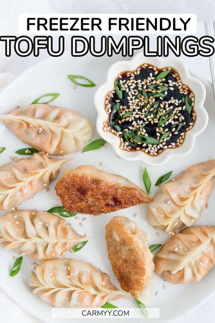 Tofu Dumplings Vegetarian Dumplings Freezer Friendly