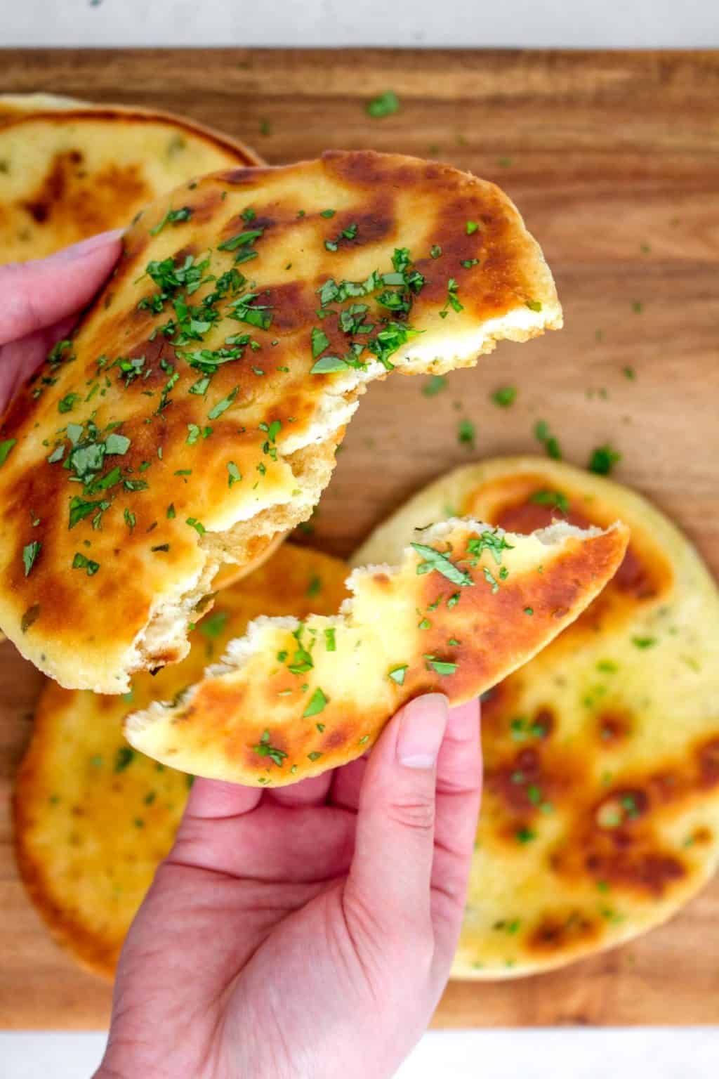 Homemade Flatbread Easy and Freezer Friendly Flatbread