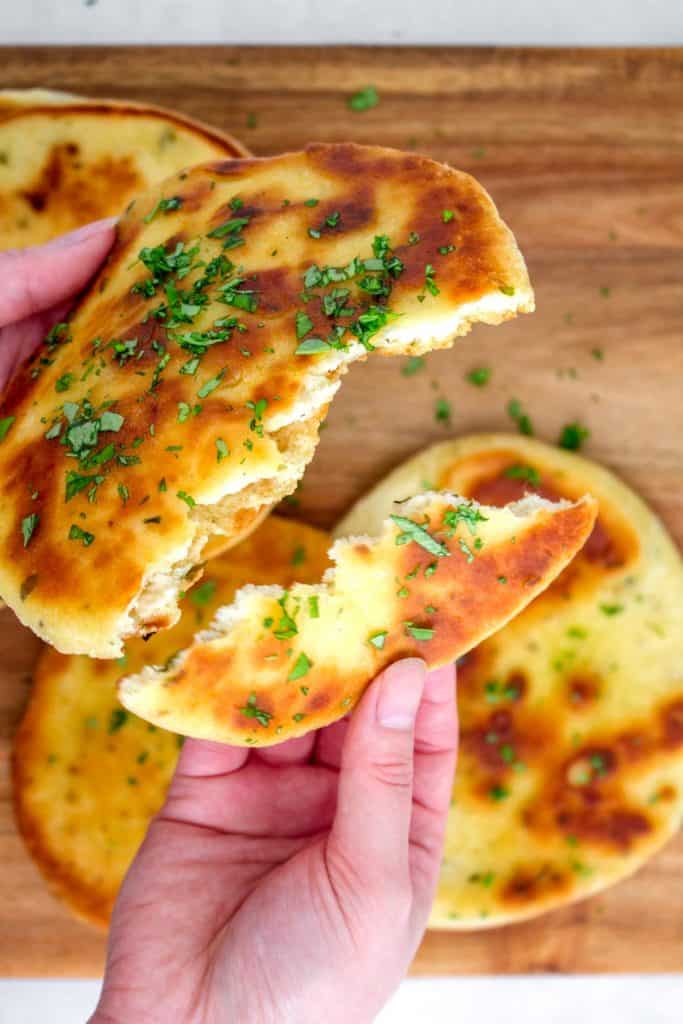 Homemade Flatbread Easy and Freezer Friendly Flatbread