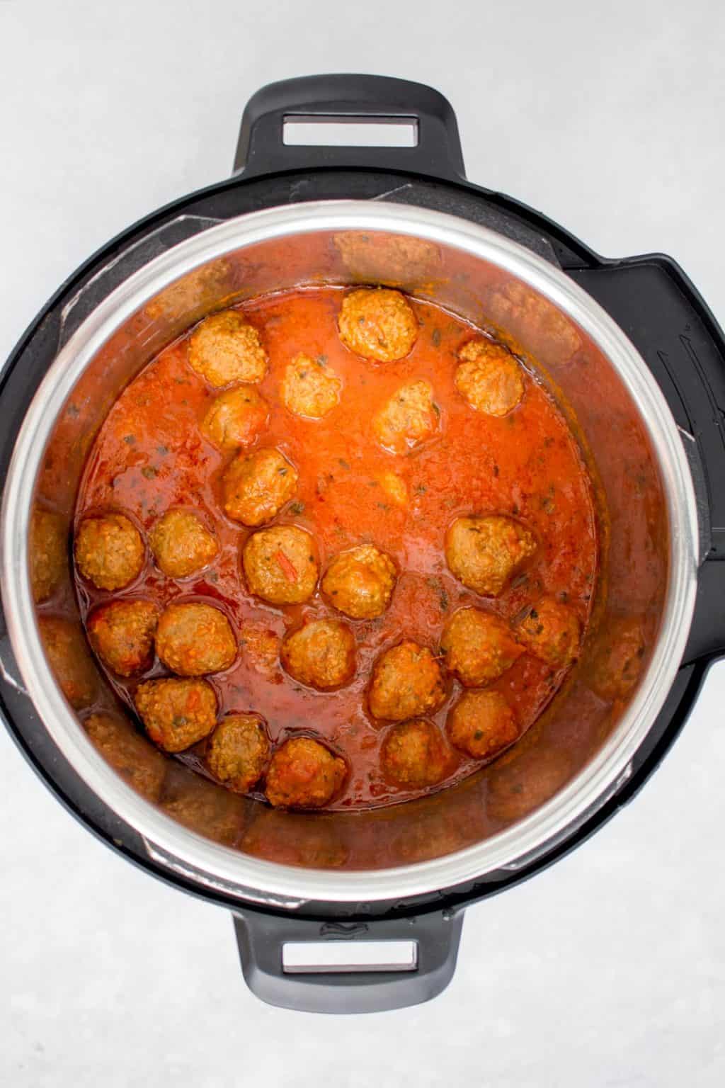 Instant Pot Meatballs Two Ingredients! Instant Pot Frozen Meatballs