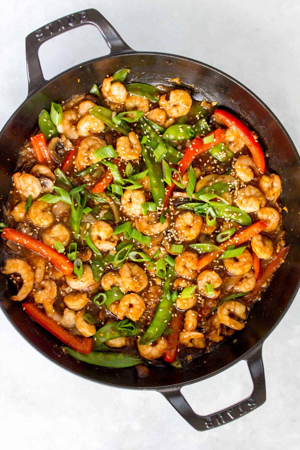 Garlic Shrimp Stir Fry Carmy Easy Healthyish Recipes