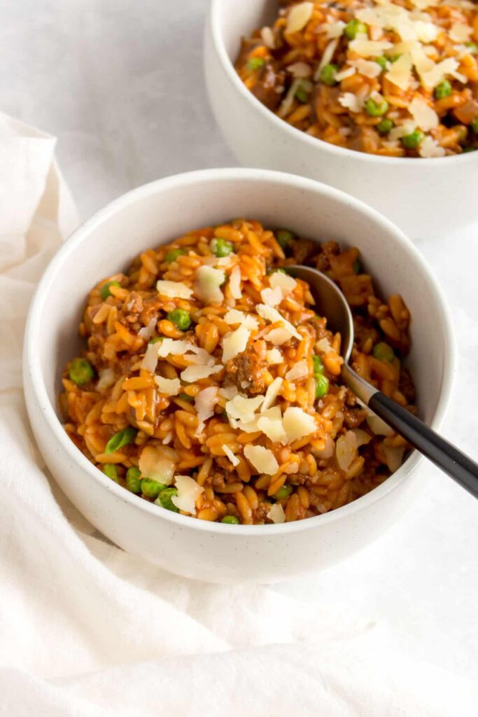 One Pot Orzo Bolognese Carmy Easy Healthyish Recipes