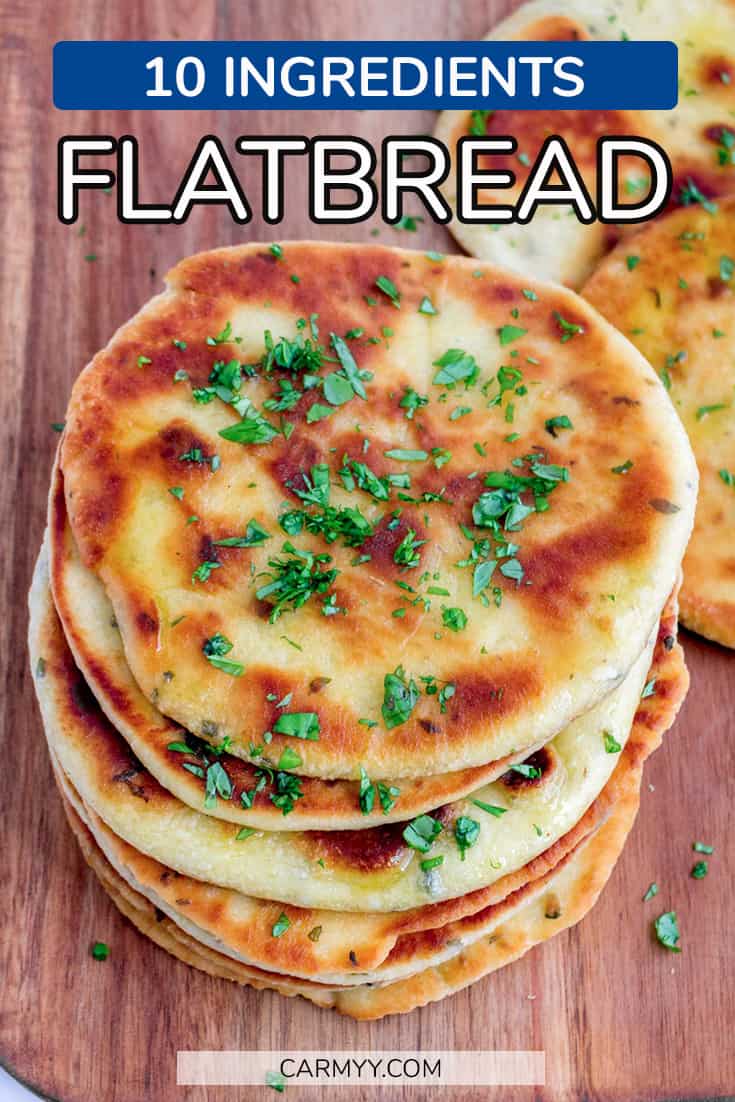 Homemade Flatbread Easy and Freezer Friendly Flatbread