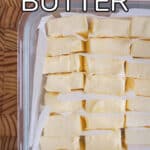 Stock up at the next sale and freeze your extra butter! Here's how to freeze butter.