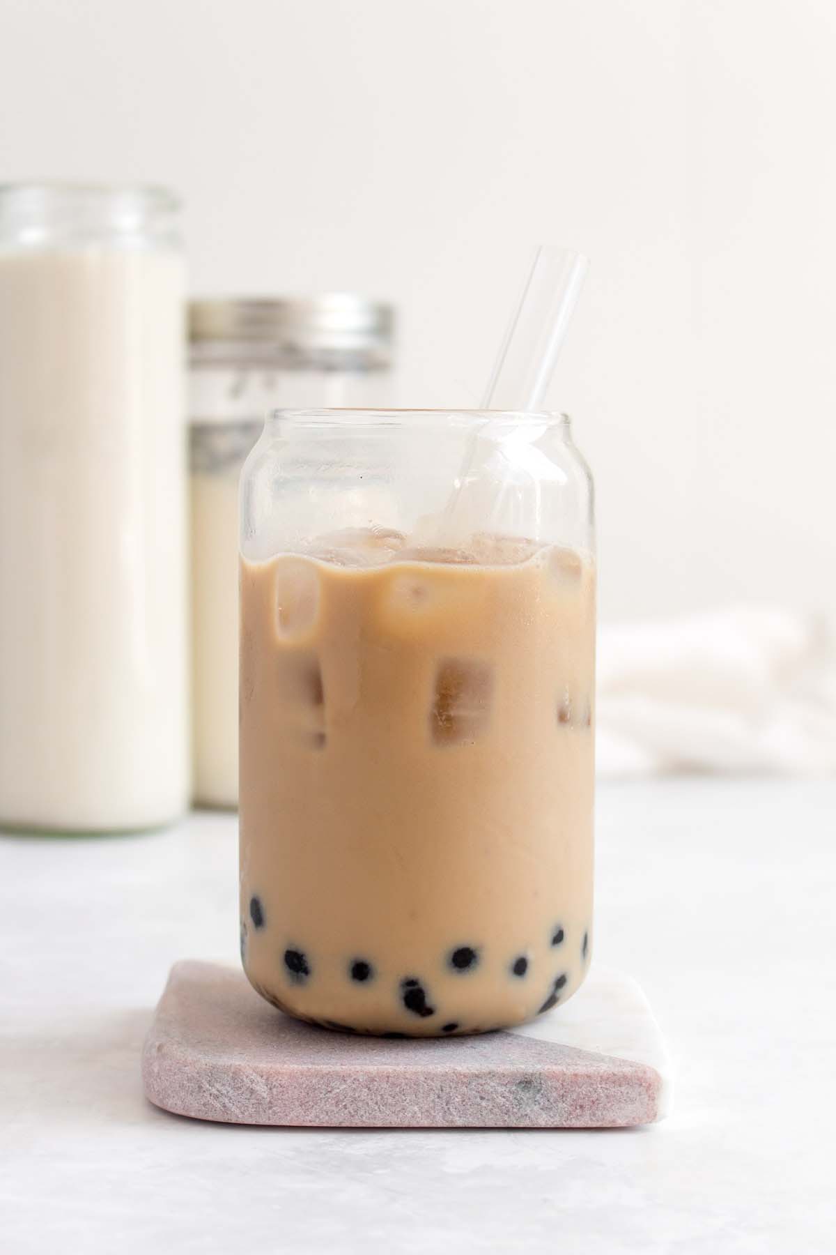 Cold Brew Milk Tea Cold Brew Tea with Milk Hojicha Milk