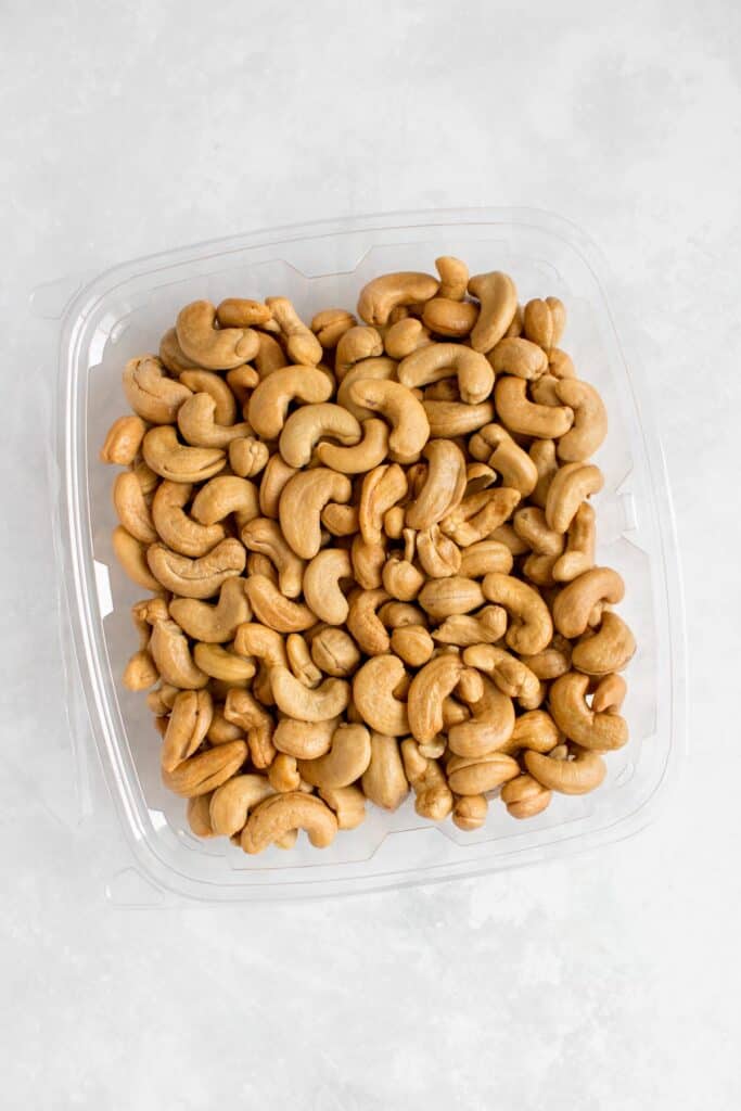 A package of cashews.