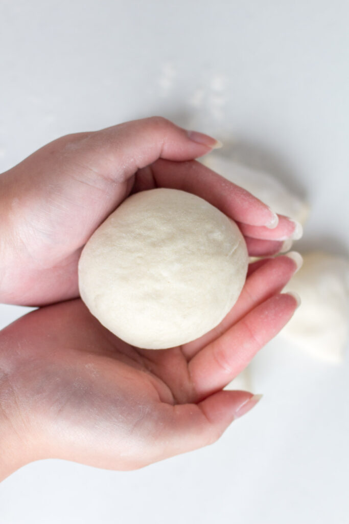 Rolled dough ball.