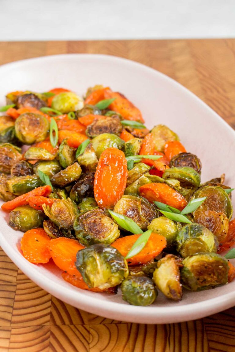 Roasted Brussels Sprouts And Carrots Easy Healthy Ish Recipes 7654