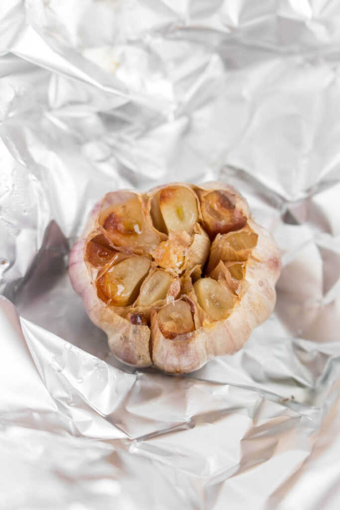 Roasted garlic from the air fryer.