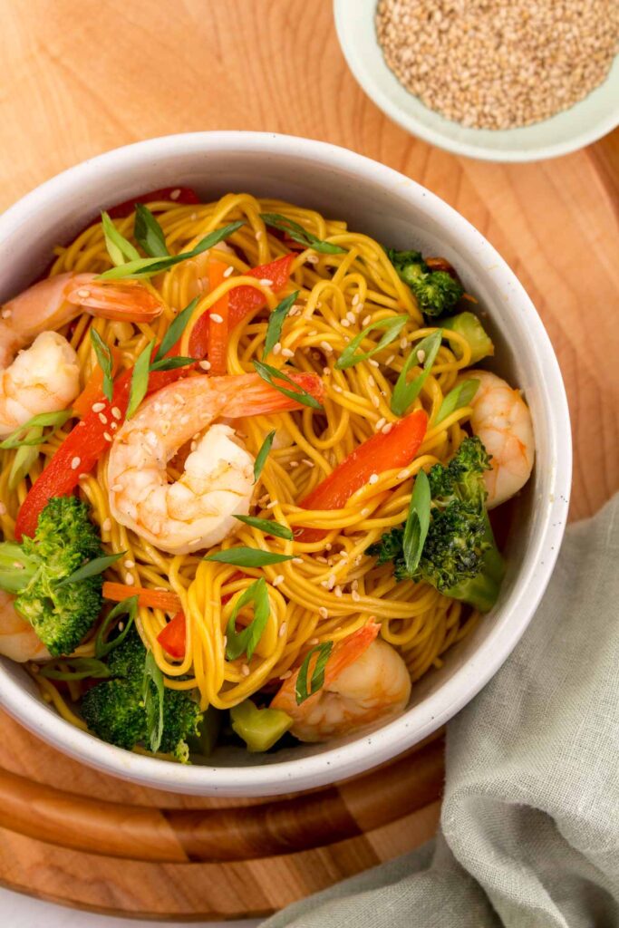 Shrimp Stir Fry with Noodles - Carmy - Easy Healthy-ish Recipes
