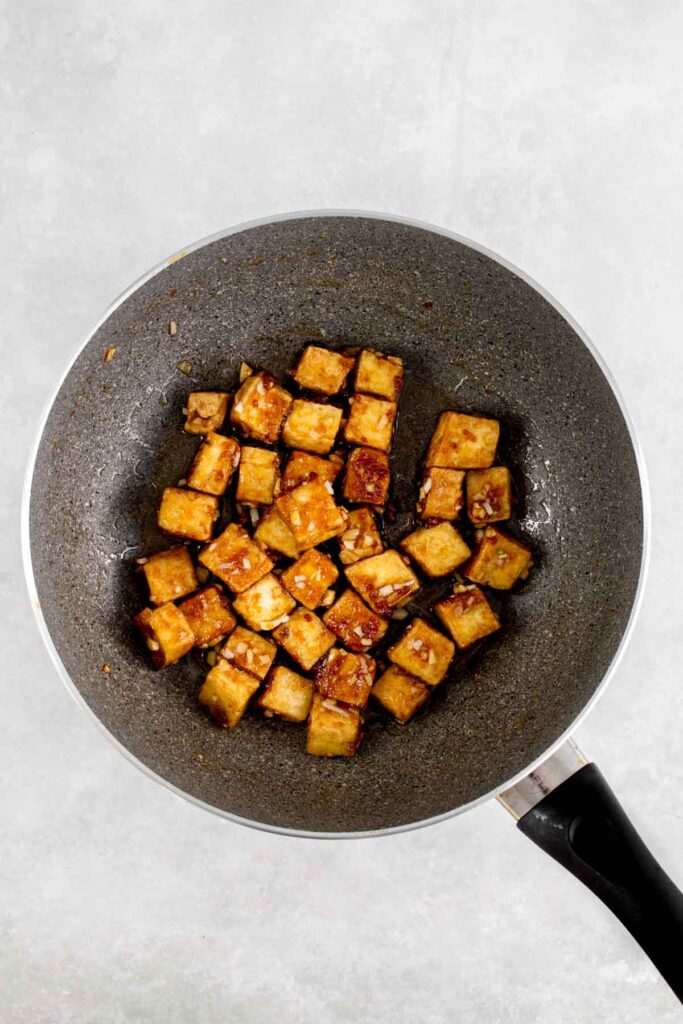 tofu with sesame sauce.