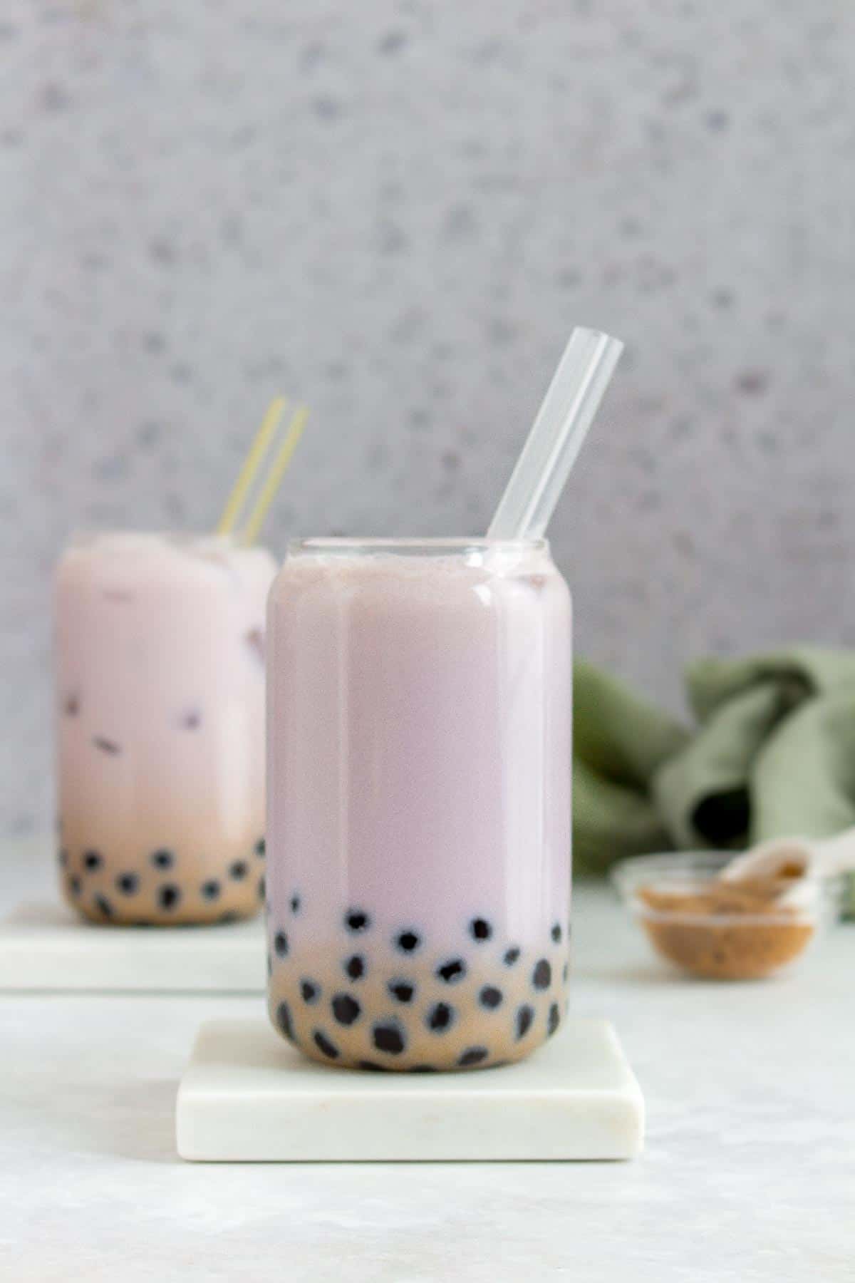 Taro Milk Tea - Carmy - Easy Healthy-ish Recipes