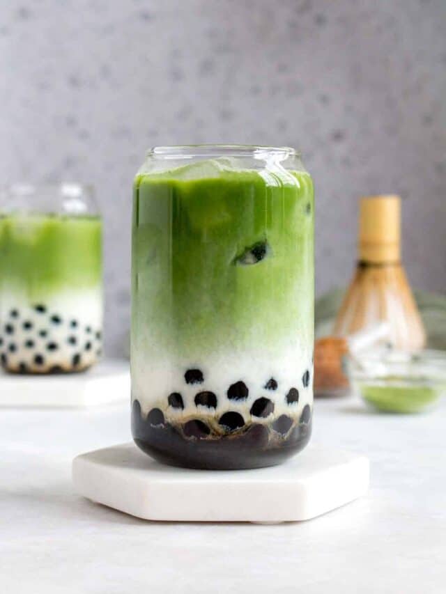 Matcha Bubble Tea with Brown Sugar Story Carmy Easy Healthyish Recipes