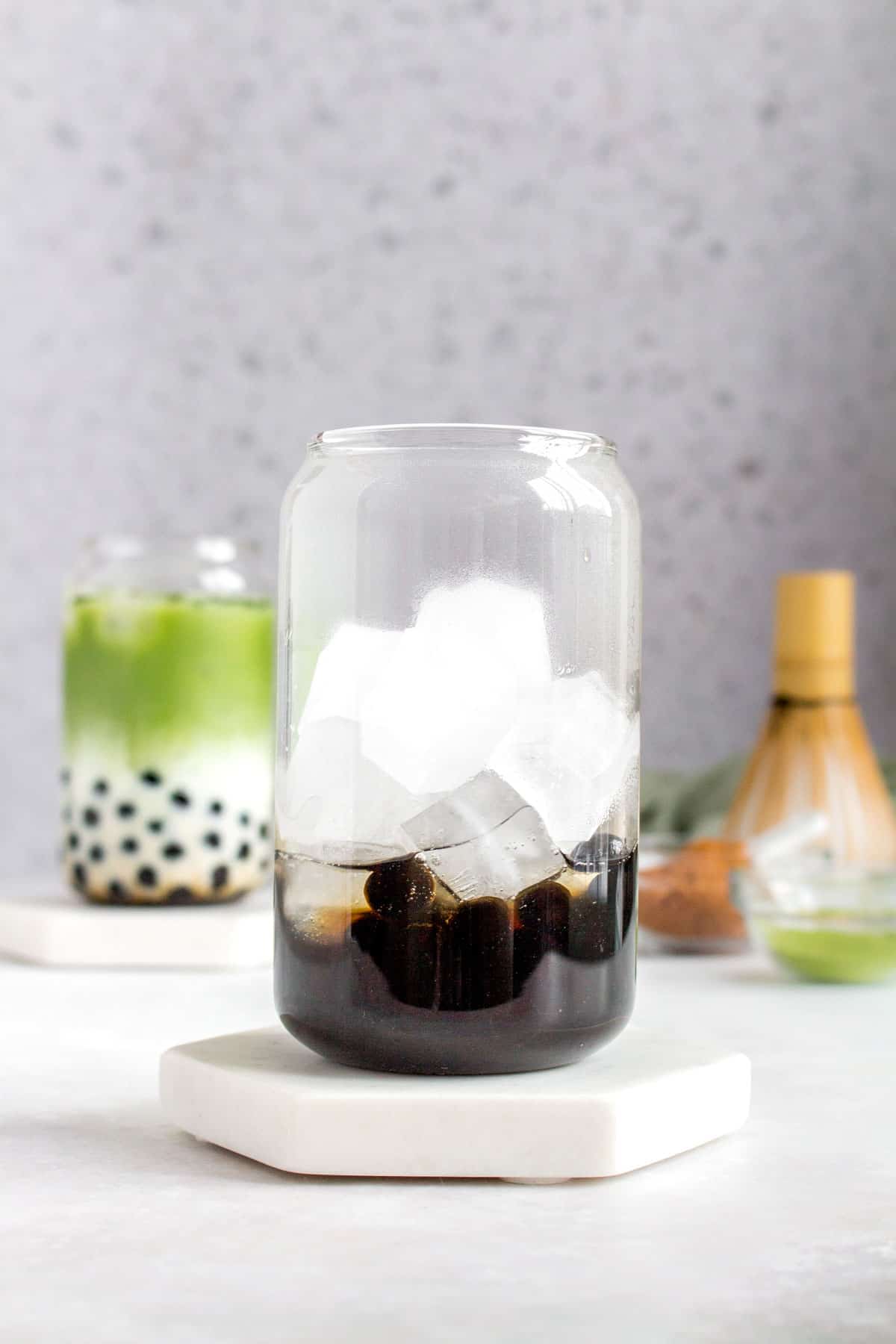 Matcha Bubble Tea with Brown Sugar How to Make Boba Tea