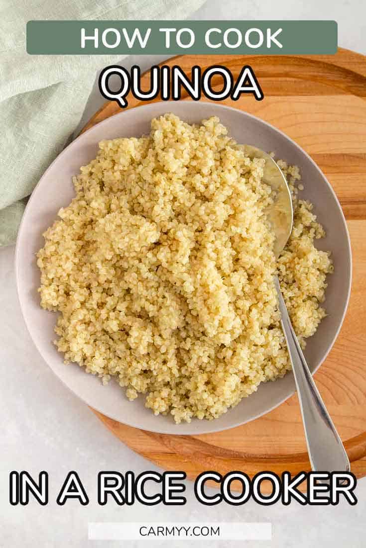 How to Cook Quinoa in a Rice Cooker - Carmy - Easy Healthy-ish Recipes