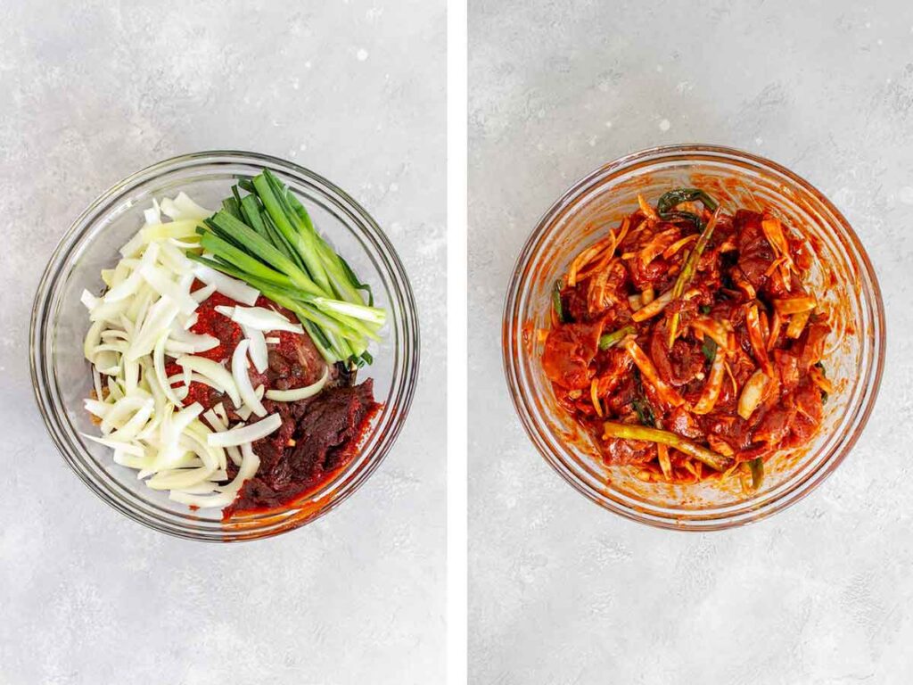 Spicy Pork Stir Fry (Jeyuk Bokkeum) - Carmy - Easy Healthy-ish Recipes