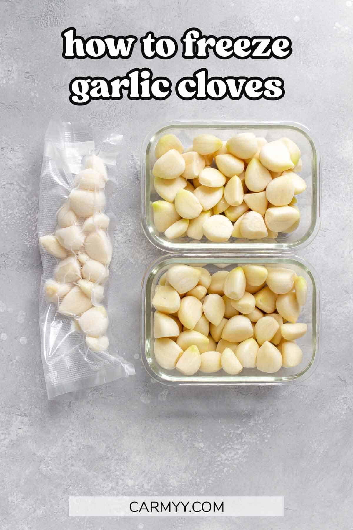 How to Freeze Garlic Cloves Carmy Easy Healthyish Recipes