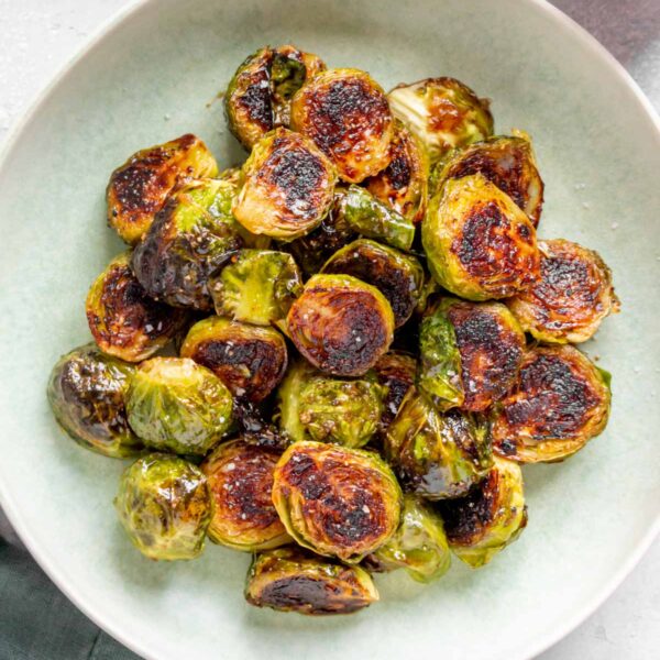 Maple Balsamic Brussels Sprouts - Carmy - Easy Healthy-ish Recipes