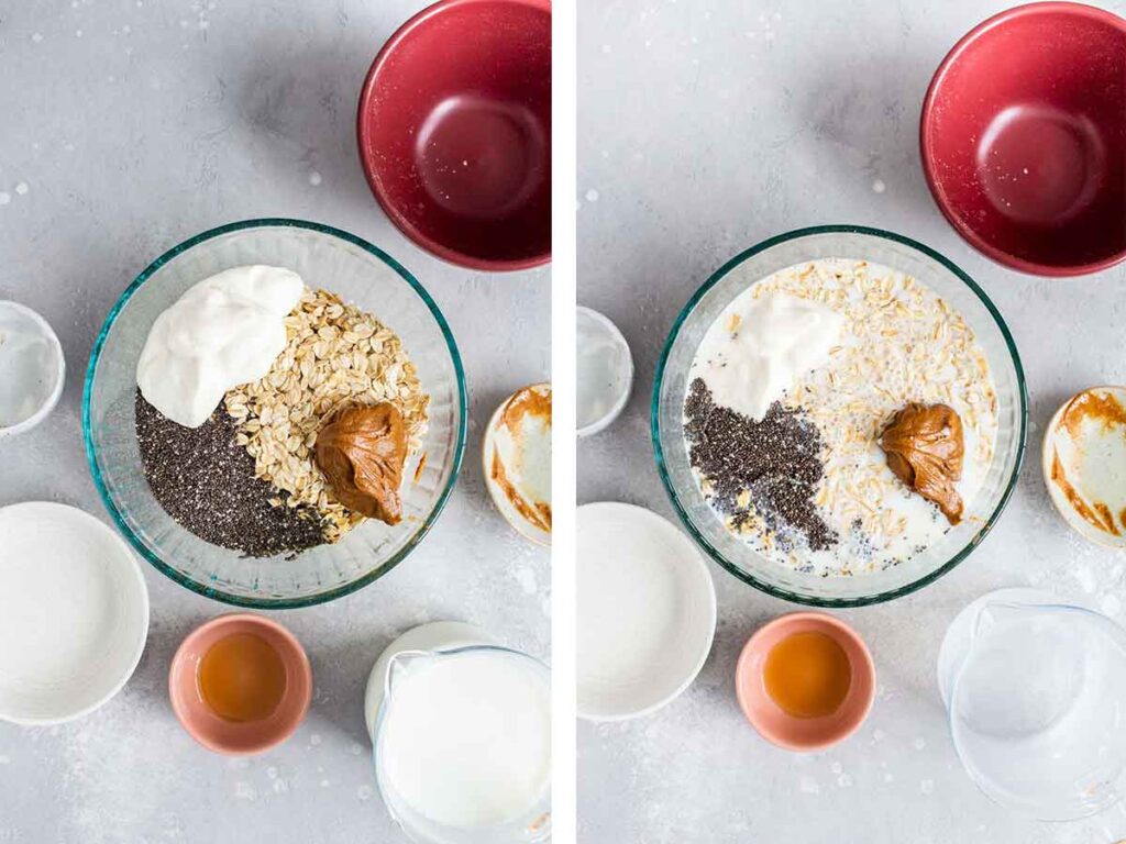 Overnight Oats with Almond Milk - Carmy - Easy Healthy-ish Recipes