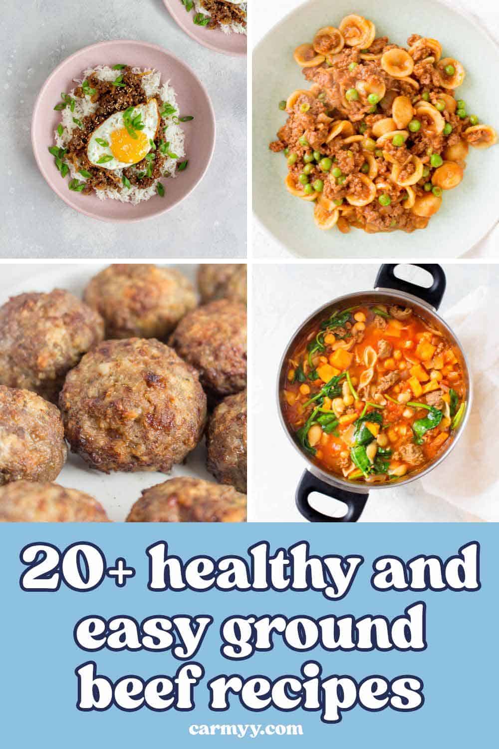 20+ Healthy Ground Beef Recipes – Carmy