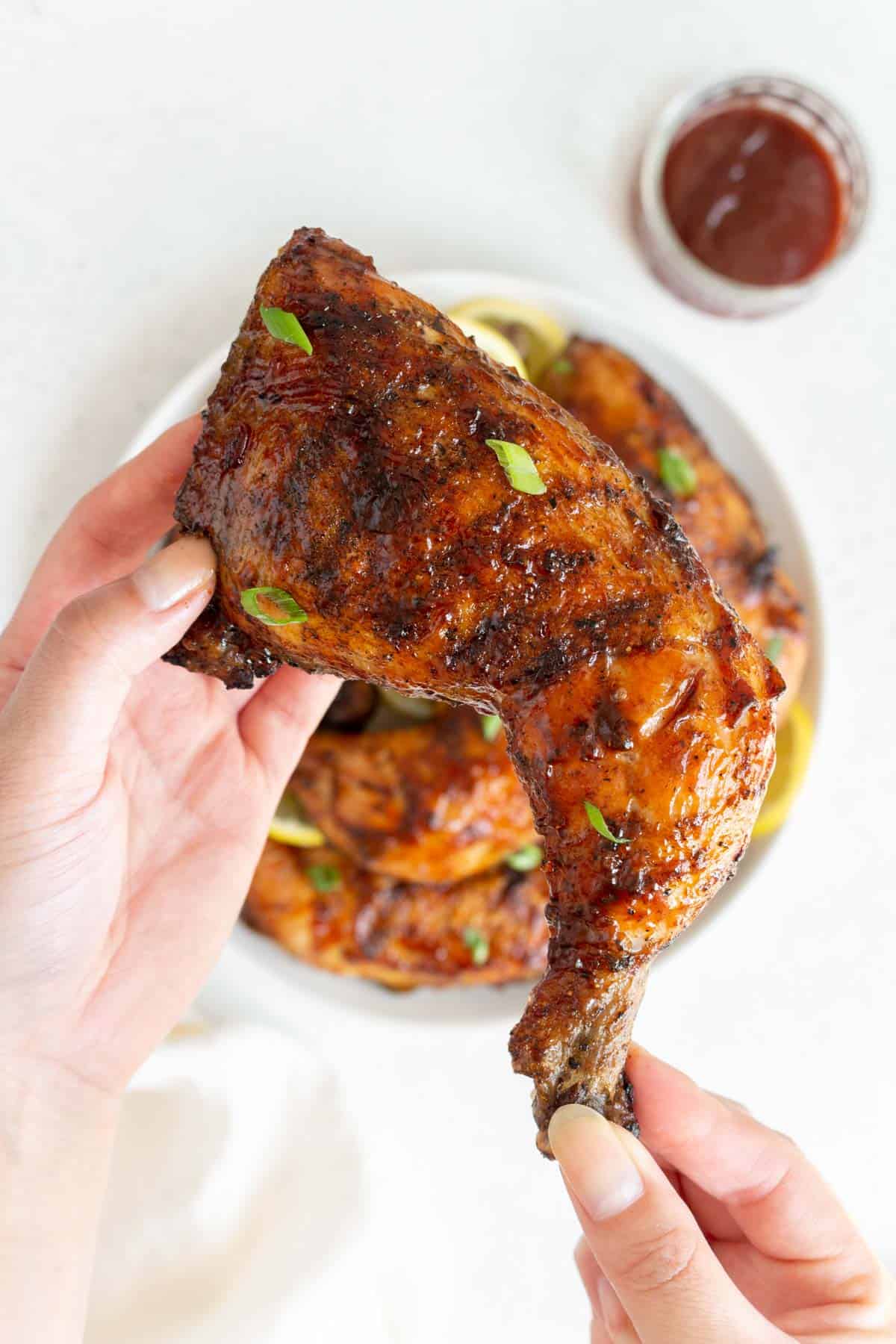 Grilled Chicken Leg Quarters – Carmy
