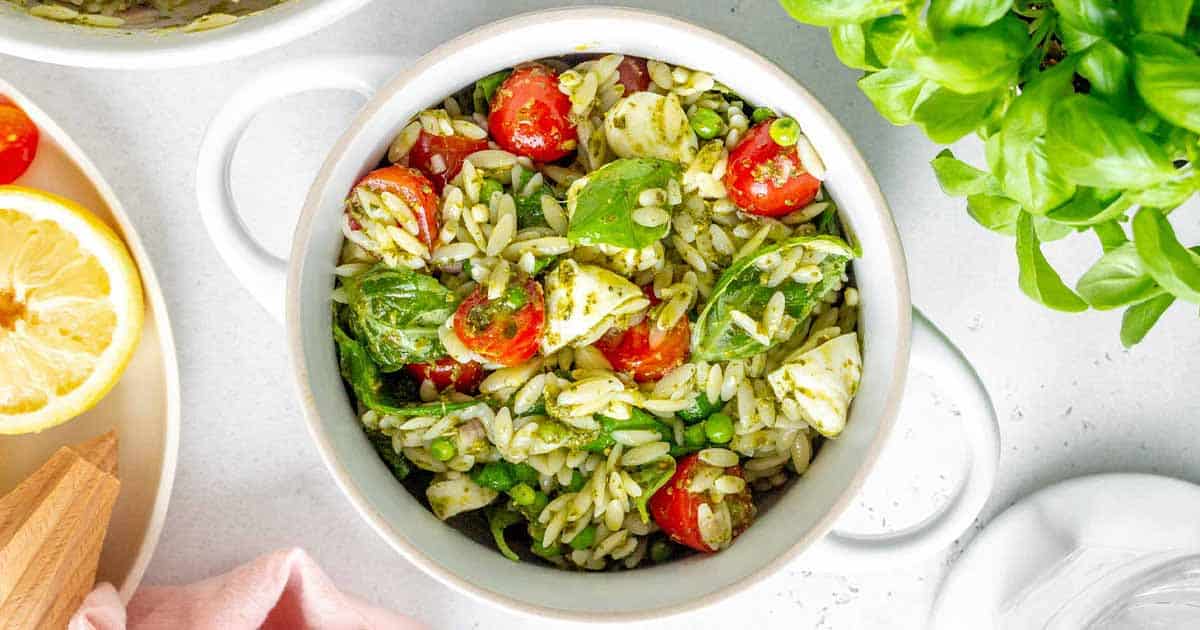 Orzo Pesto Salad – Carmy