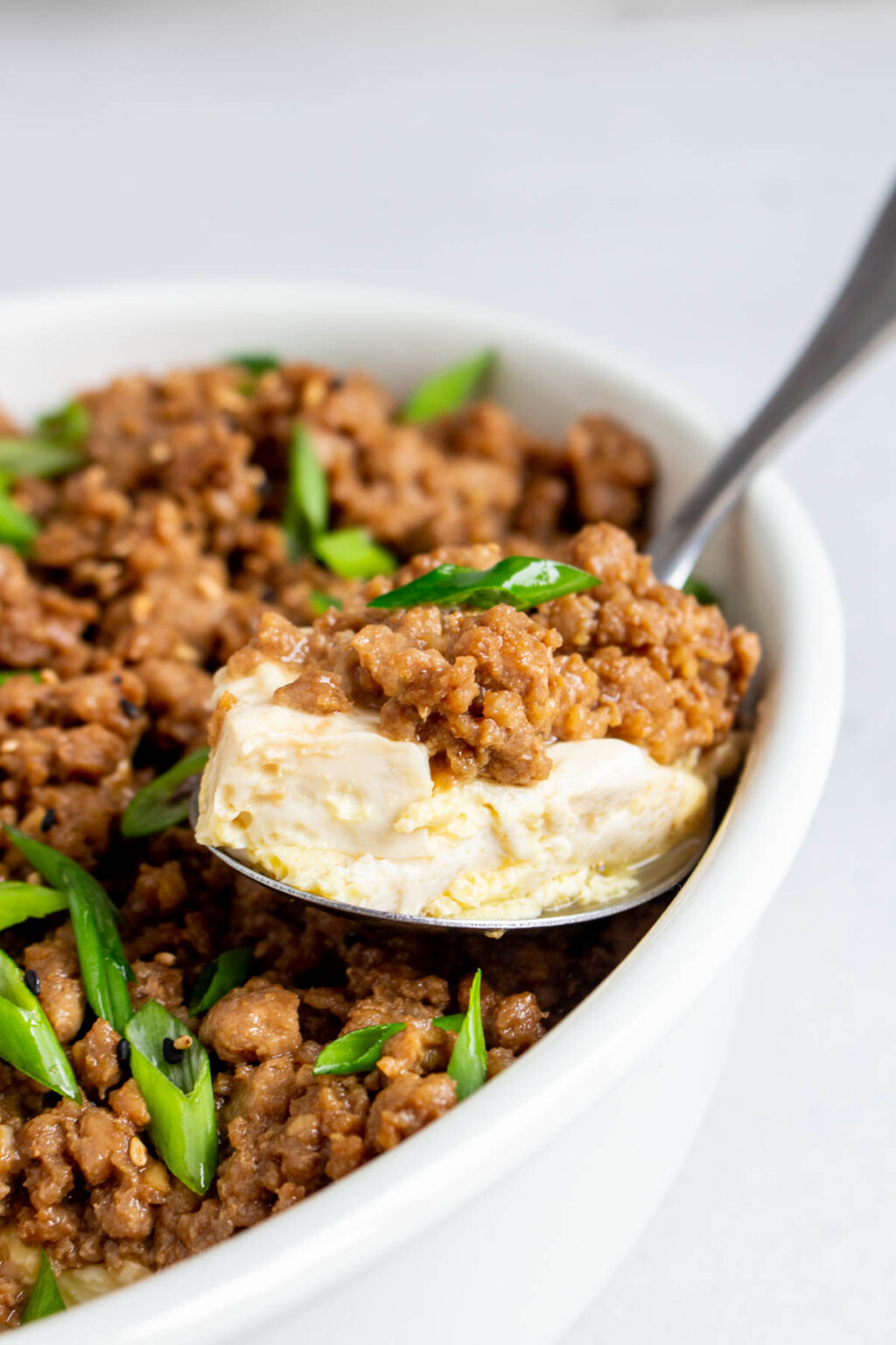 Steamed Egg and Tofu with Minced Pork Carmy Easy Healthyish Recipes