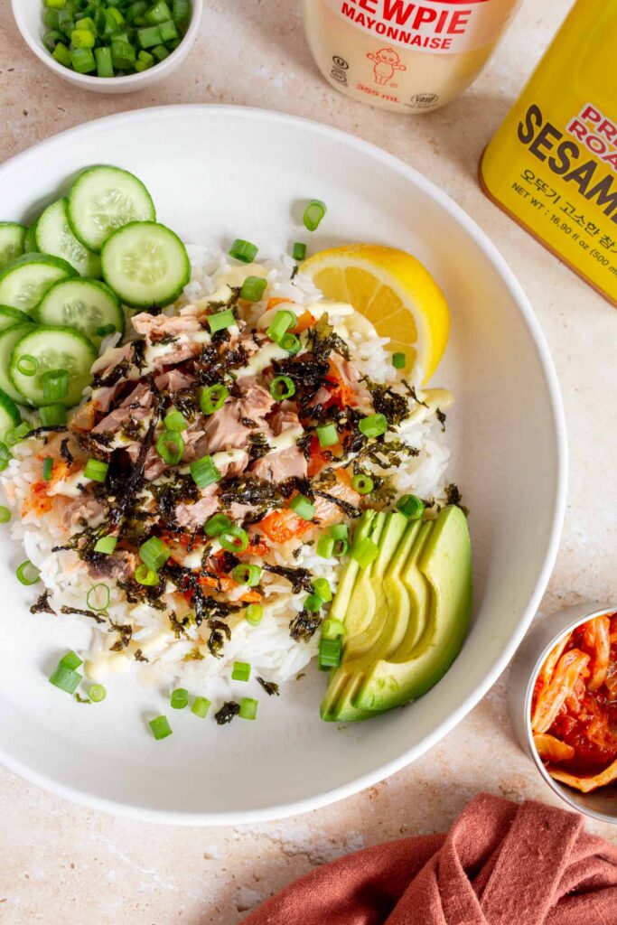 Tuna Mayo Rice Bowl - Carmy - Easy Healthy-ish Recipes