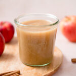 A jar of unsweetened applesauce.