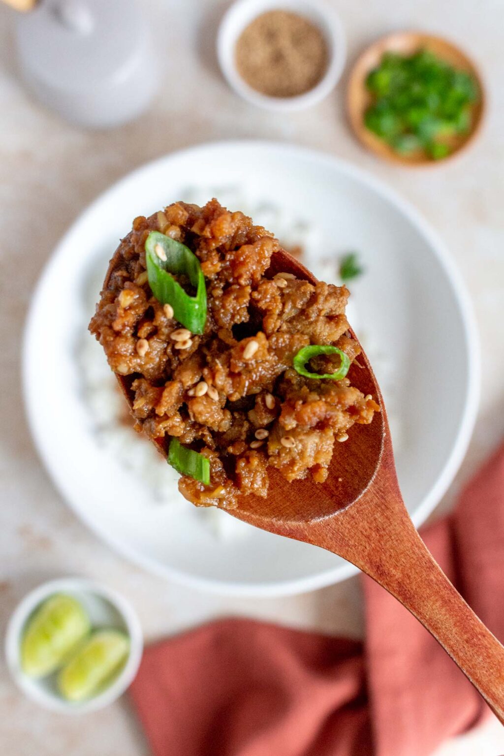 Ginger Honey Ground Pork - Carmy - Easy Healthy-ish Recipes