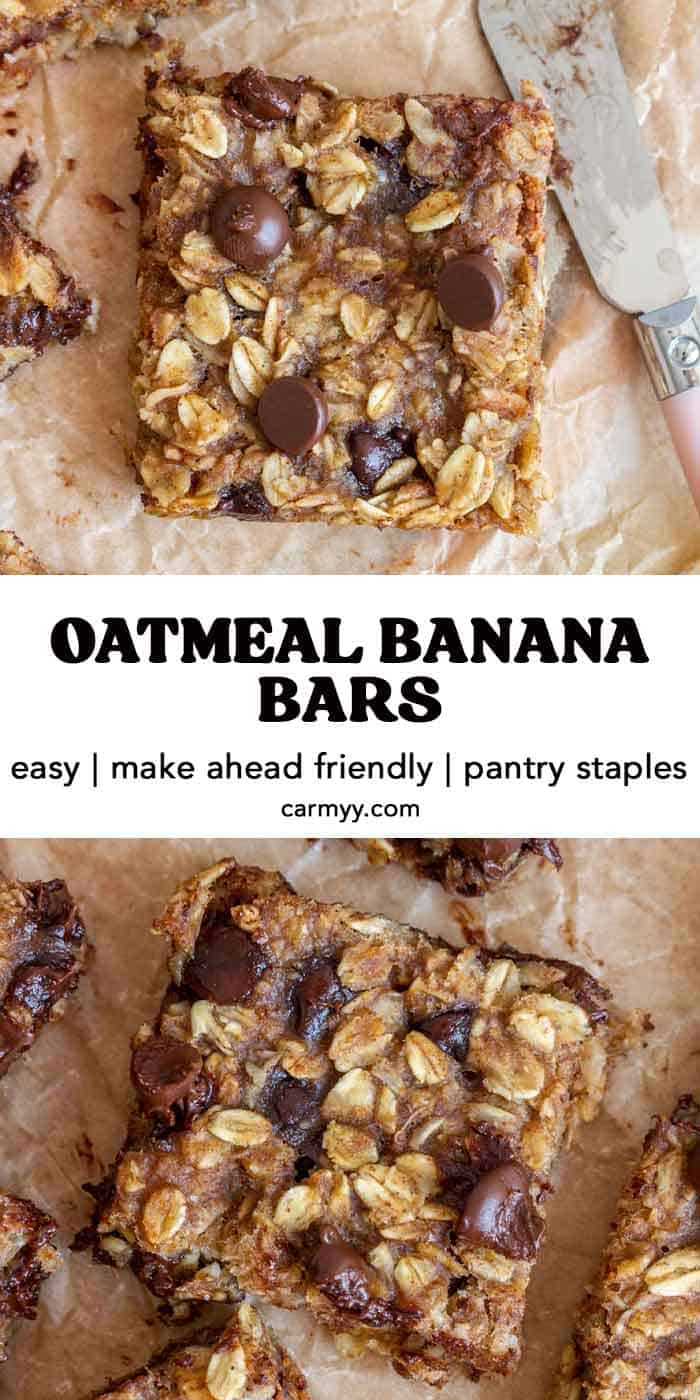Banana Oatmeal Bars - Carmy - Easy Healthy-ish Recipes