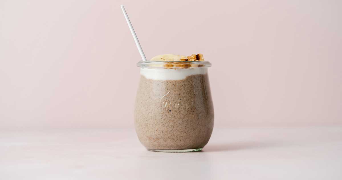 Image showcasing Banana Chia Pudding - Carmy - Easy Healthy-ish Recipes