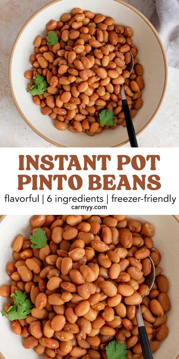 Instant Pot Pinto Beans No Soak Carmy Easy Healthy Ish Recipes