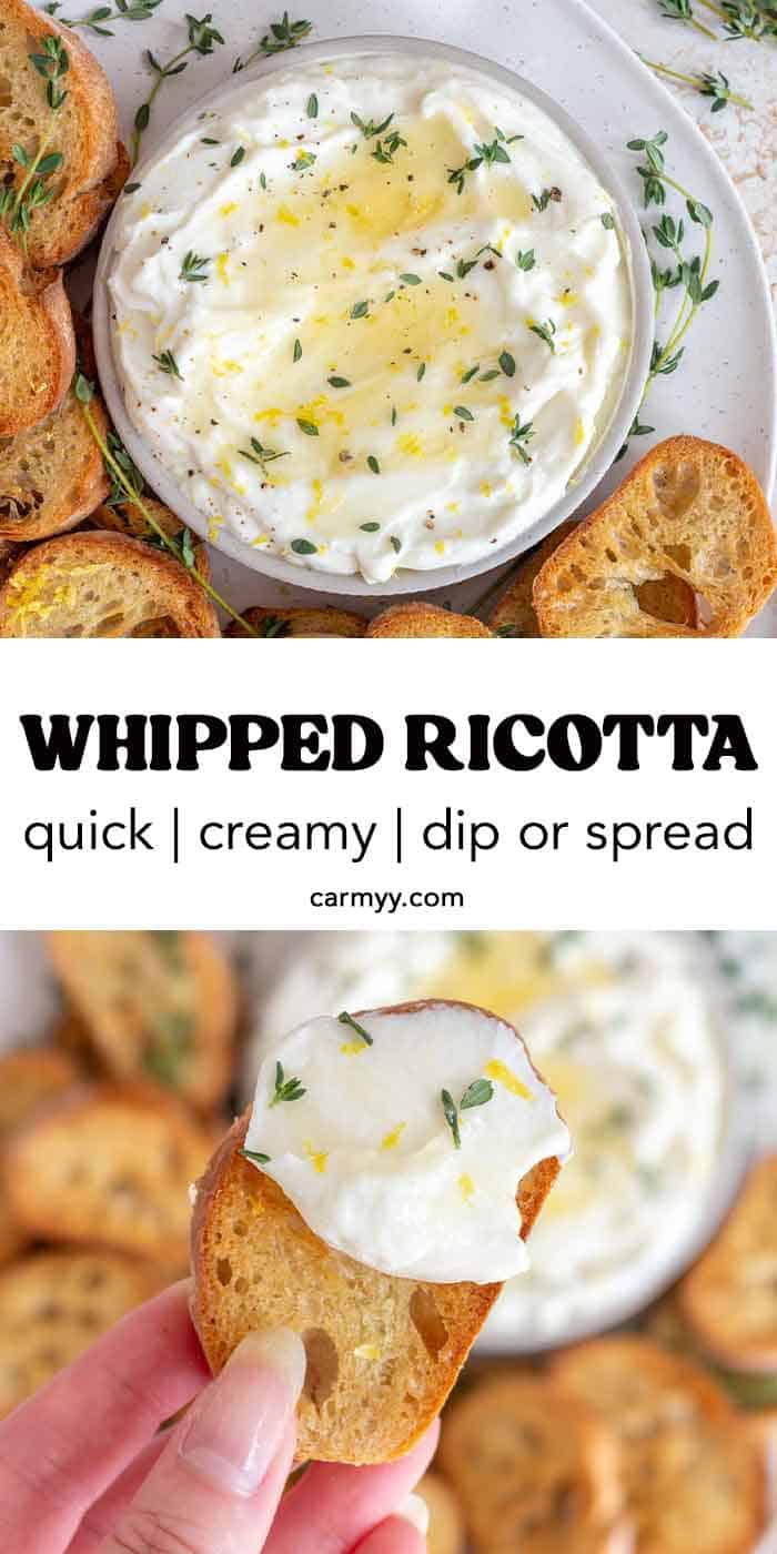 Whipped Ricotta Display Whipped Ricotta - Carmy - Easy Healthy-ish Recipes