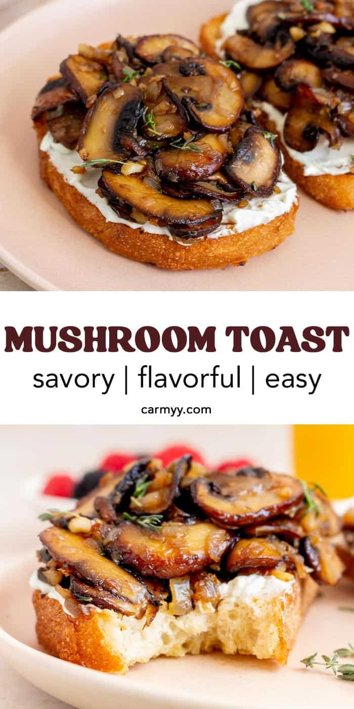 Fall Musroom Toast Mushroom Toast - Carmy - Easy Healthy-ish Recipes