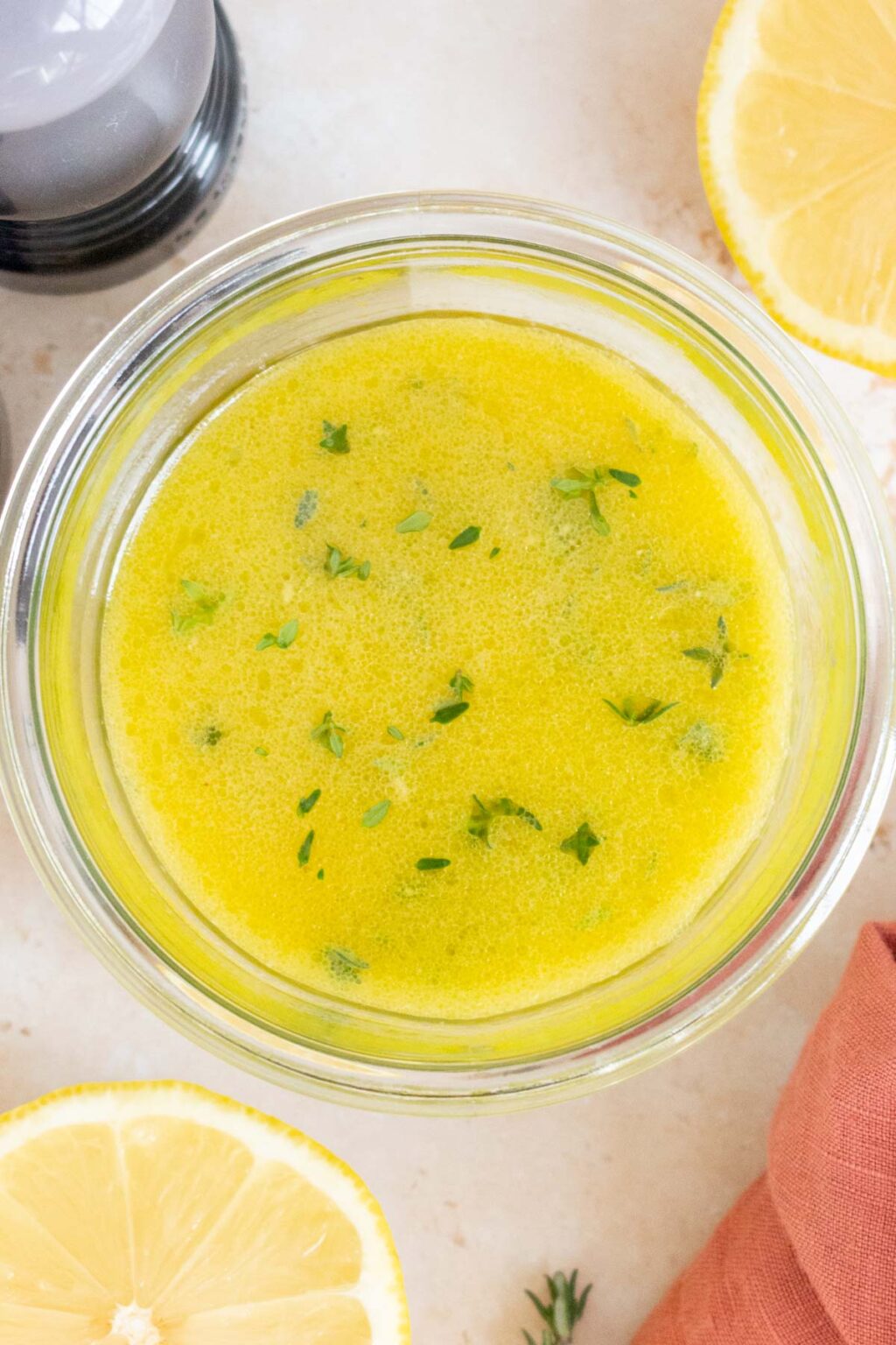 Lemon Thyme Vinaigrette Carmy Easy Healthy ish Recipes